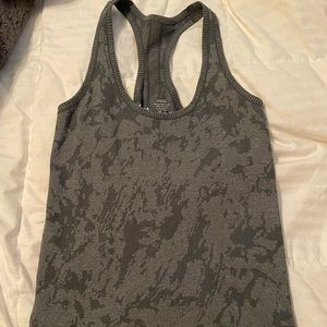 ZYIA gray/black marbled tank